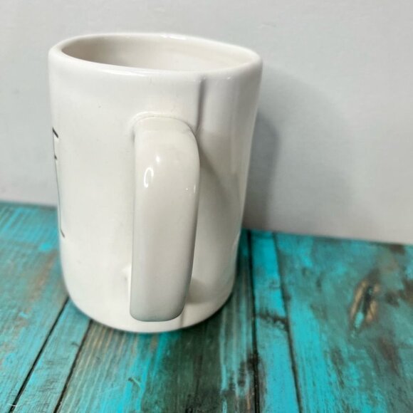 Rae Dunn M Stamped Selfie Mug BNWT - Picture 3 of 7